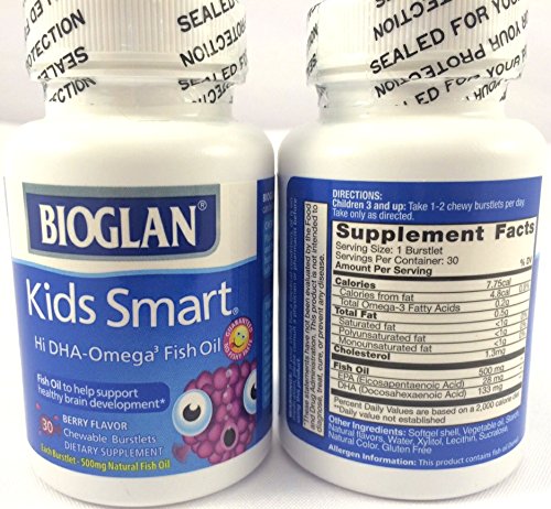 BioGlan Kids Smart Hi DHA Omega-3 Fish Oil Chewables 2