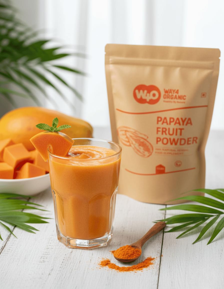 WAY 4 ORGANIC W4O Papaya Fruit Powder 32 Ounces
