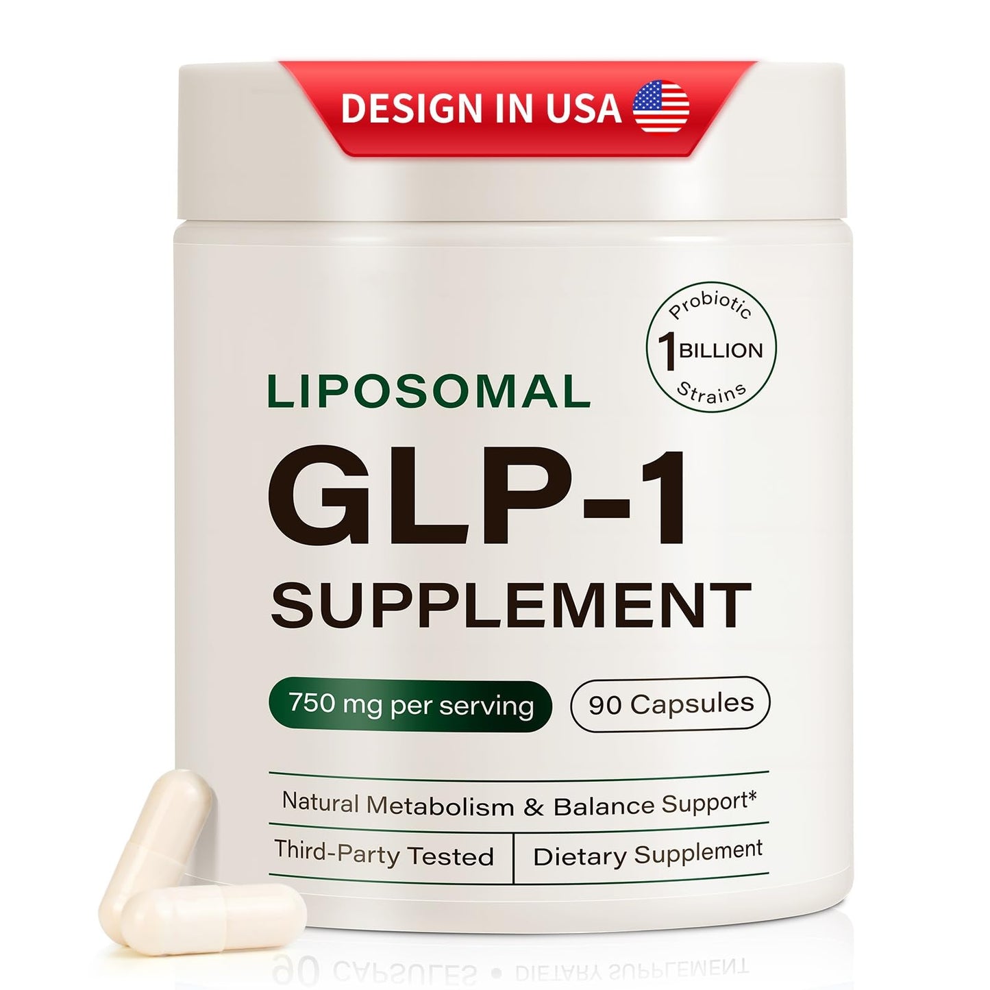 Ninsiec GLP-1 Probiotic Supplement Capsule, 90 Capsules
