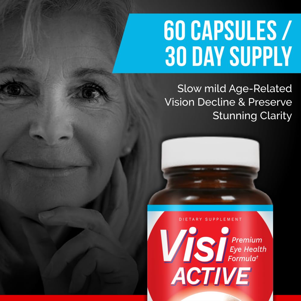VisiActive Vision Support Supplement 180 Capsules