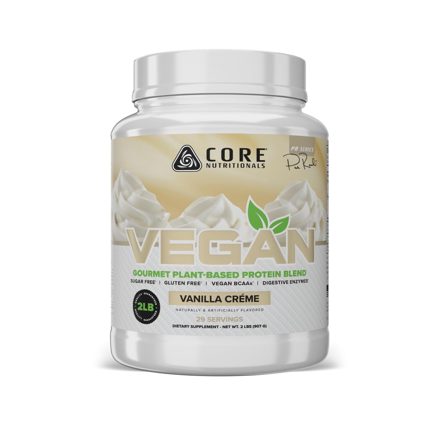 Core Nutritionals Vegan Gourmet Plant Based Protein Blend Protein Powder, 32