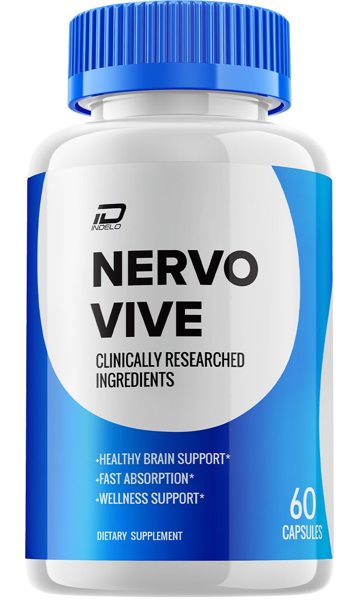 Indelo Nervo Vive Brain Supplement Capsules, 60 Count