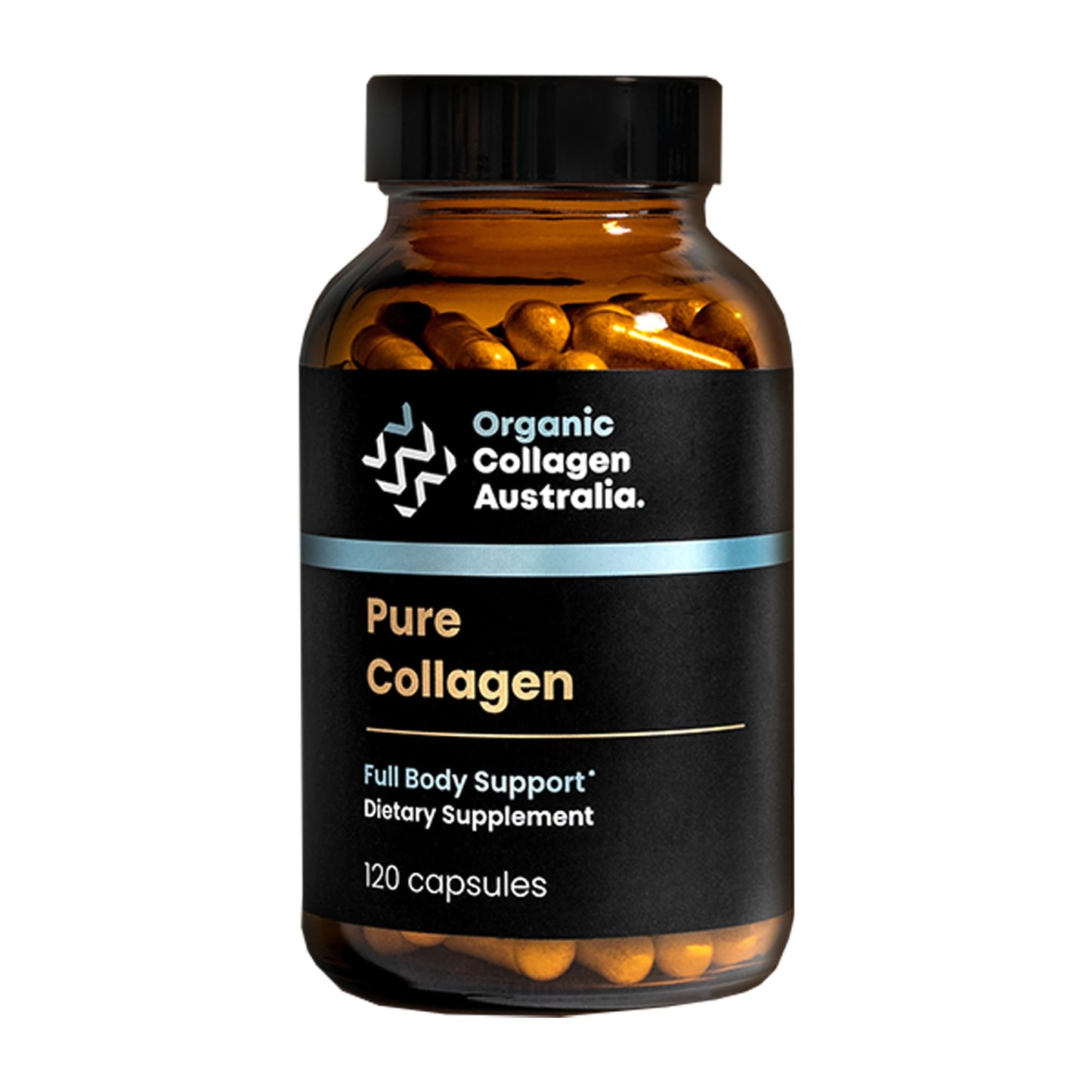 Organic Collagen Australia Pure Hydrolyzed Collagen Capsules, 120 Capsules
