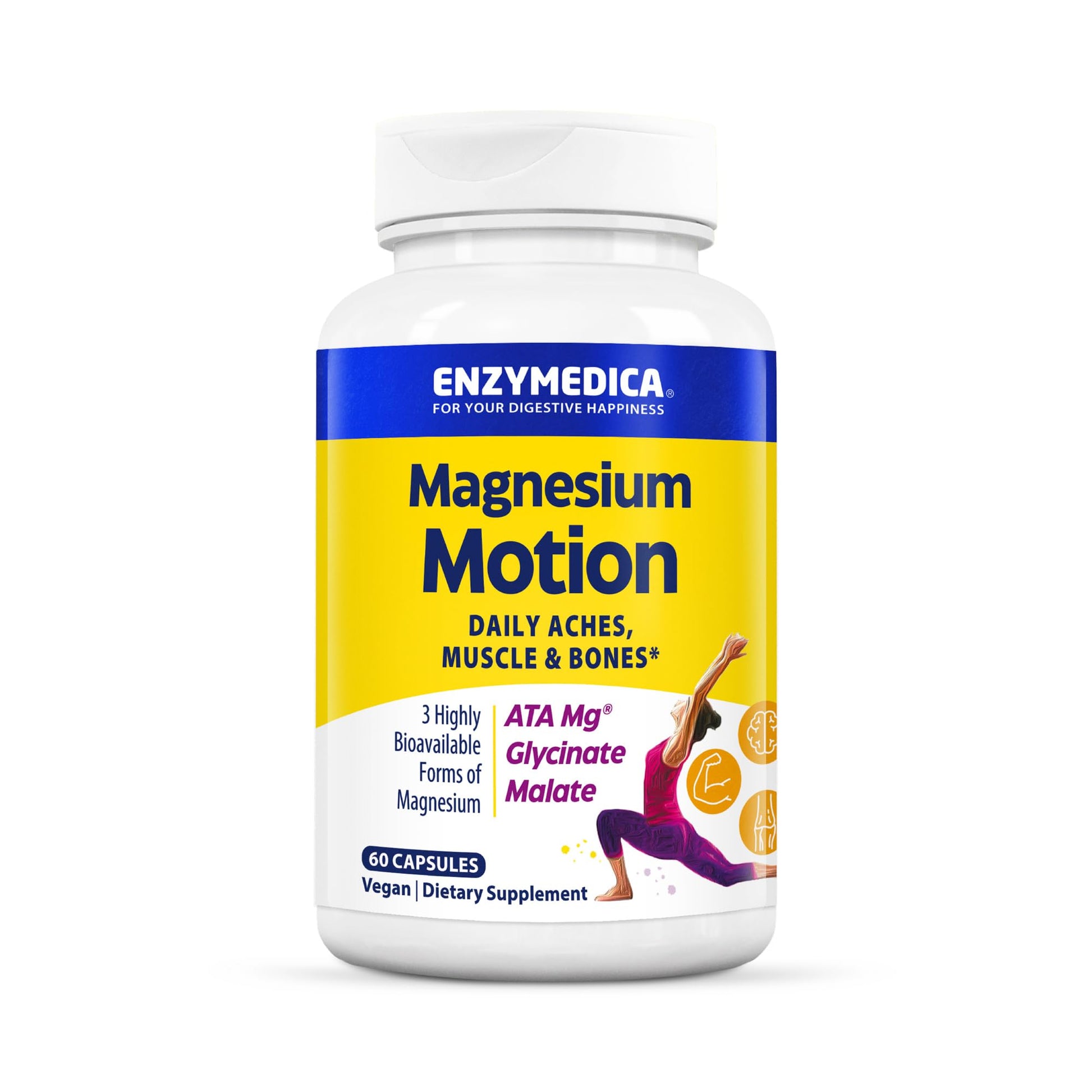 Enzymedica Magnesium Motion Capsule, 60 Count