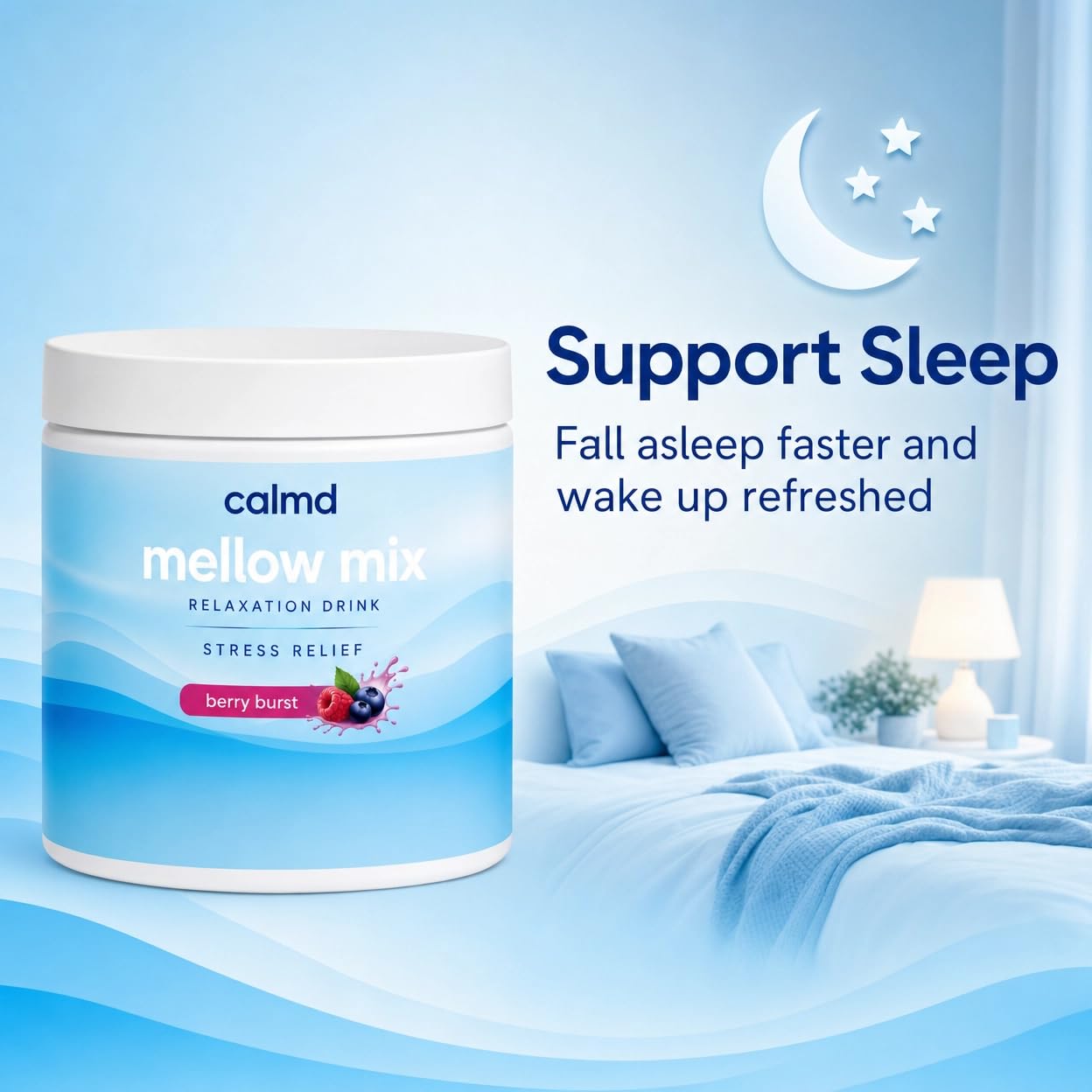 VOKIMAX Calmd Mellow Mix, Balance Cortisol Naturally for Less Stress 1 Capsule