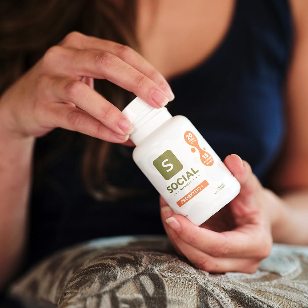 Social Naturals Daily Probiotic Capsule, 30 Count