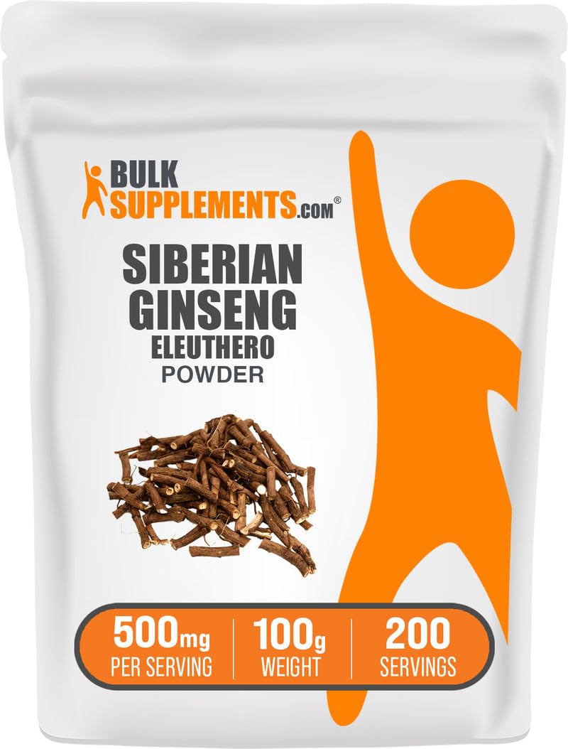 BulkSupplements Eleuthero Powder 3.5 oz