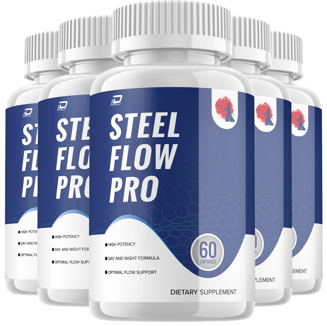 Indelo Steel Flow Pro Capsule 300 Capsules
