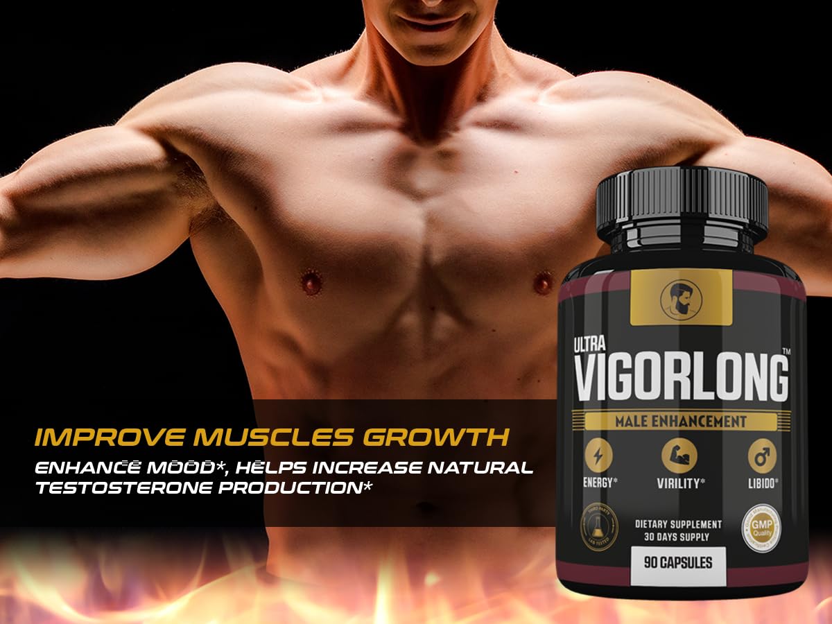 Zonata Ultra VigorLong Supplement Advanced Formula for Men Capsule, 180 Count