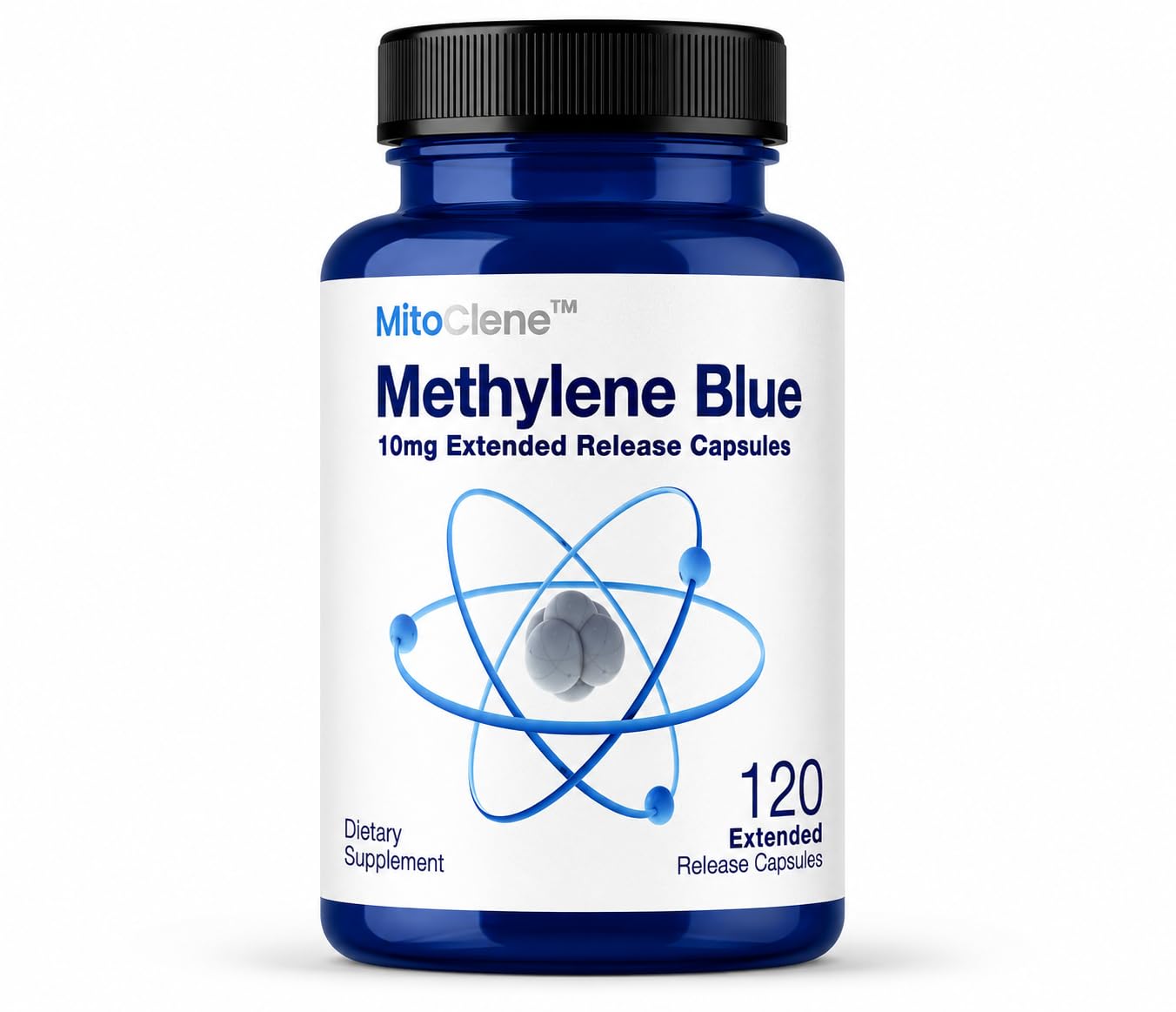 CELCLENE MitoClene 120 Extended-Release Methylene Blue Capsules 10mg, 1 Count