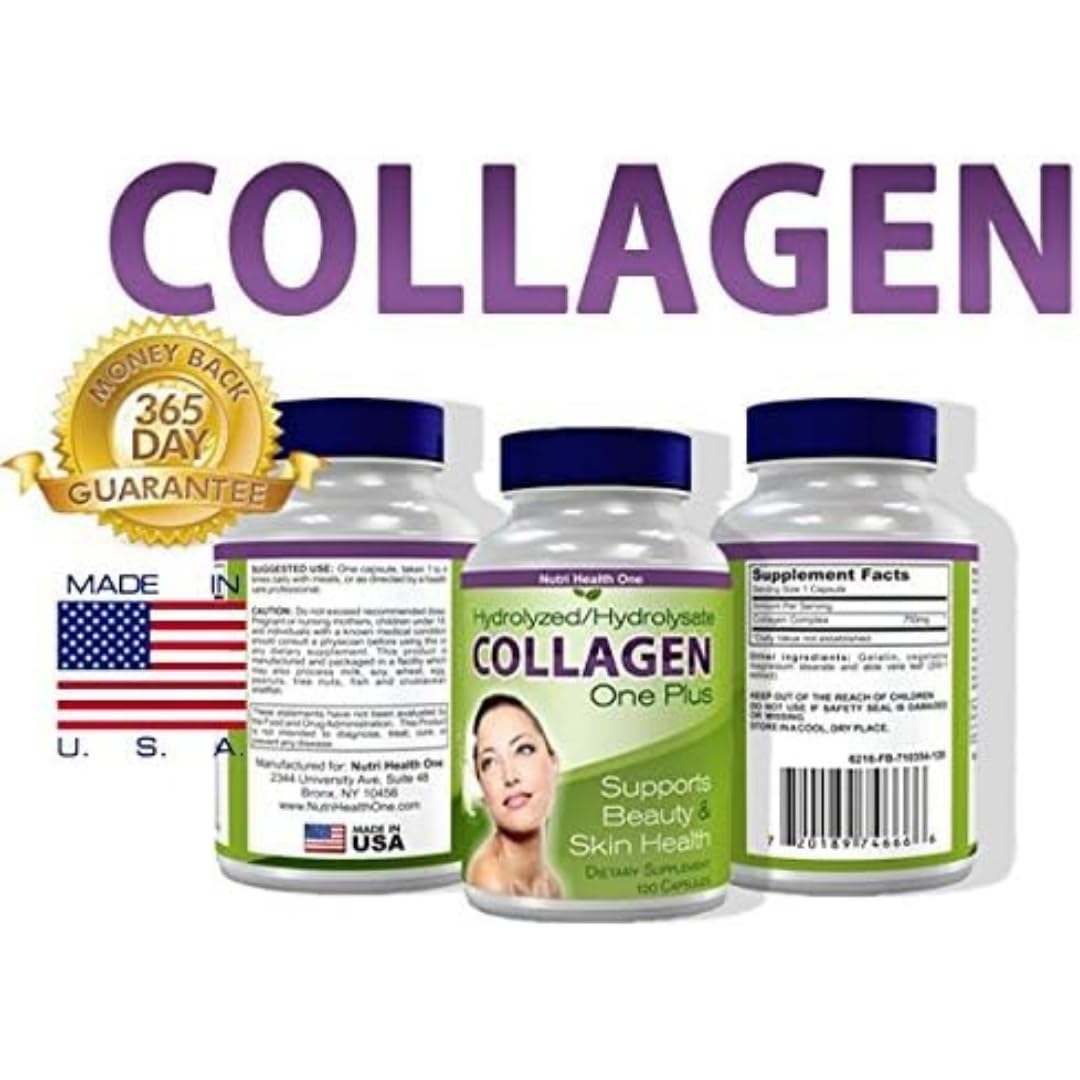 NUTRI HEALTH ONE Collagen One Plus Beauty and Skin Health Bundle 270 Capsules
