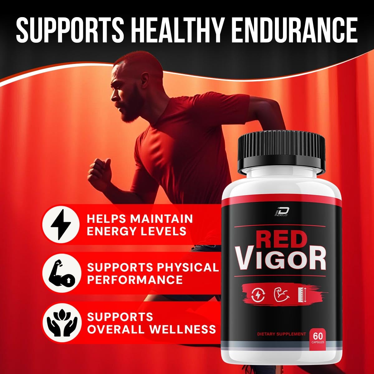 Indelo Red Vigor Capsule 120 Capsules