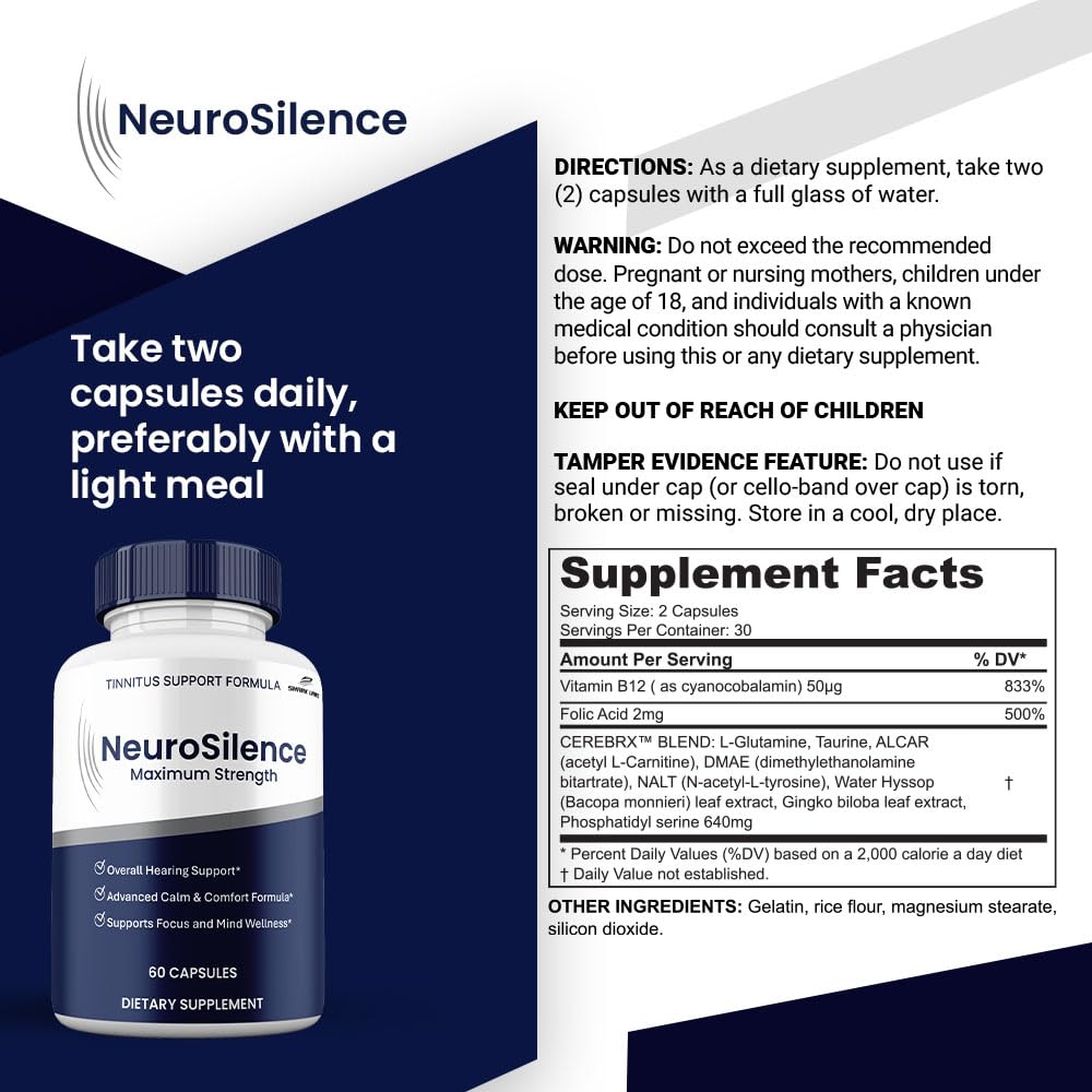 Shark Labs NeuroSilence Capsules 60