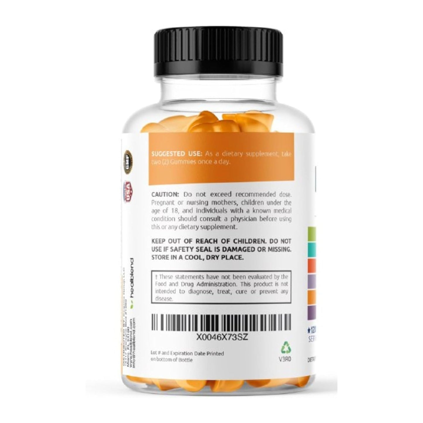 healblend Power-Packed Multivitamin Bear Gummies for Adult 60 Gummies
