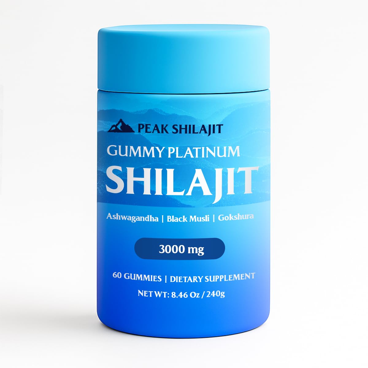 PEAKSHILAJIT Platinum Daily Wellness Support Gummy 60 Gummies