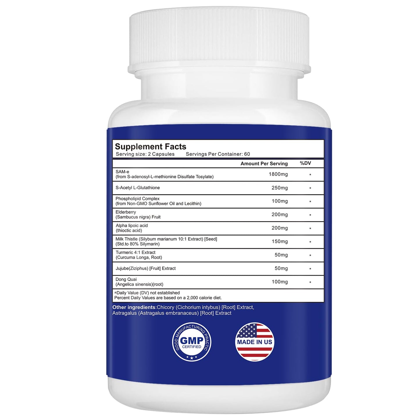 Spliferkou SAM-e(S-adenosyl-L-methionine) Complex 120 Capsules