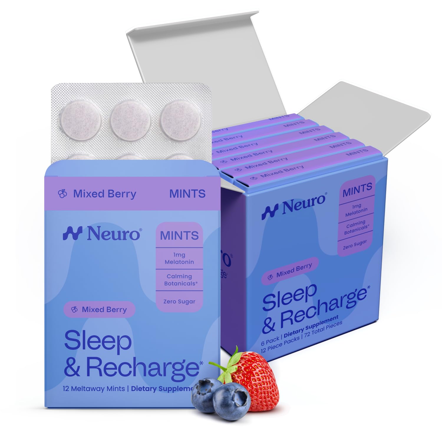 Neuro Sleep & Recharge Meltaway Mints Chewable 72 Count