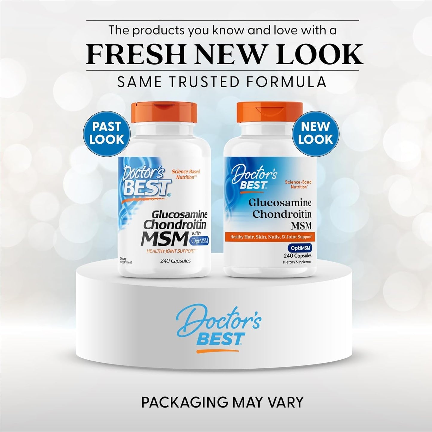 Doctor's BEST Glucosamine Chondroitin MSM 480 Capsules