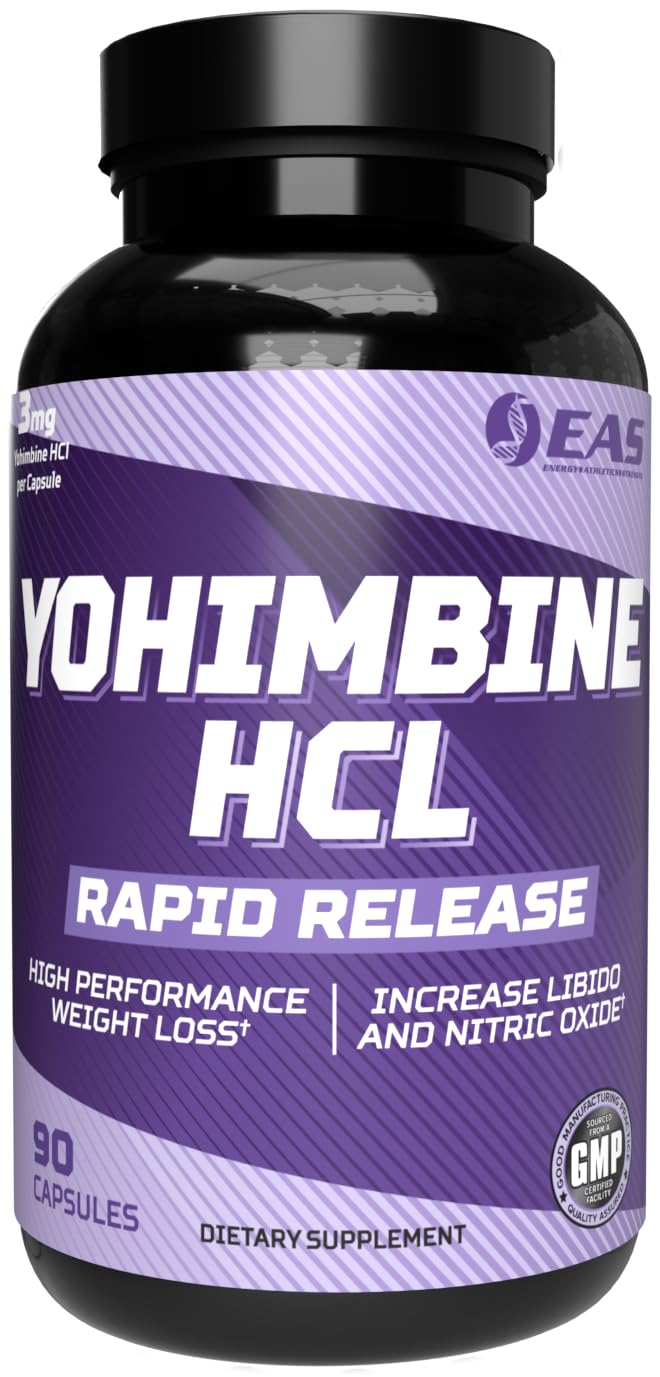 EAS Yohimbine HCL Capsules 90 Count