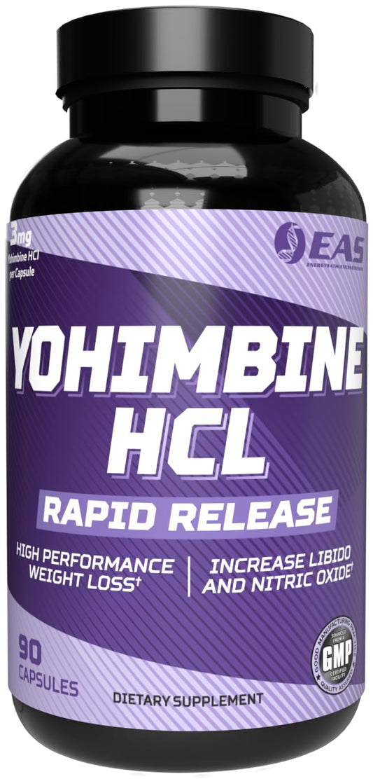 EAS Yohimbine HCL Capsules 90 Count