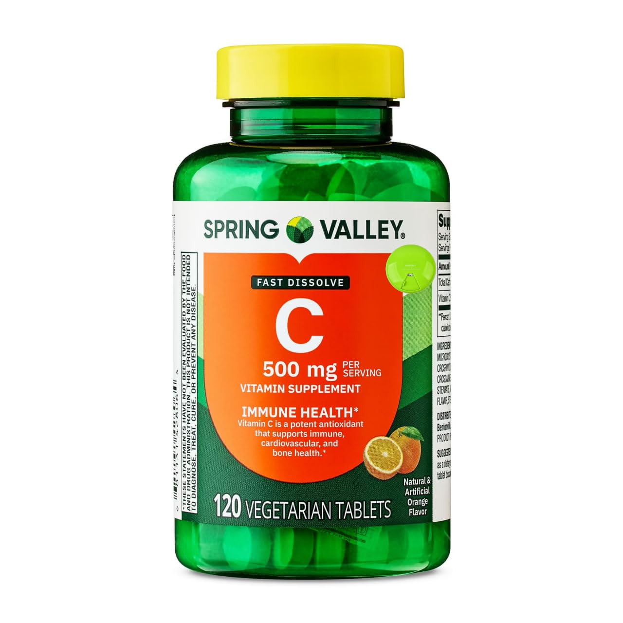 SUREFECT Vitamin C 500 mg Fast-Dissolve Tablets, 120 Count