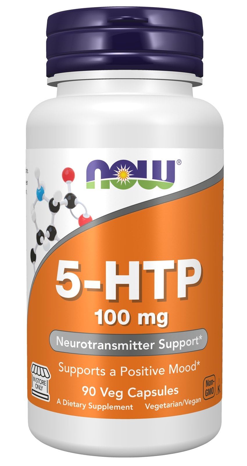 NOW Foods 5-HTP 100mg VegCaps 90