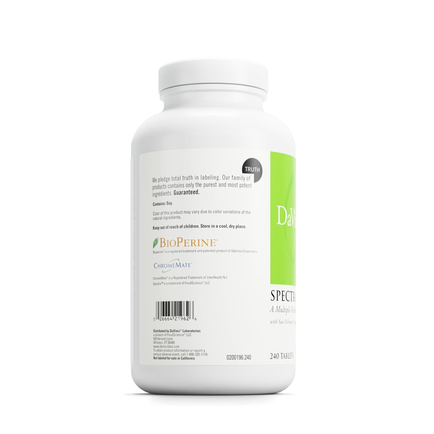 DAVINCI Spectra Man 240 Tablets