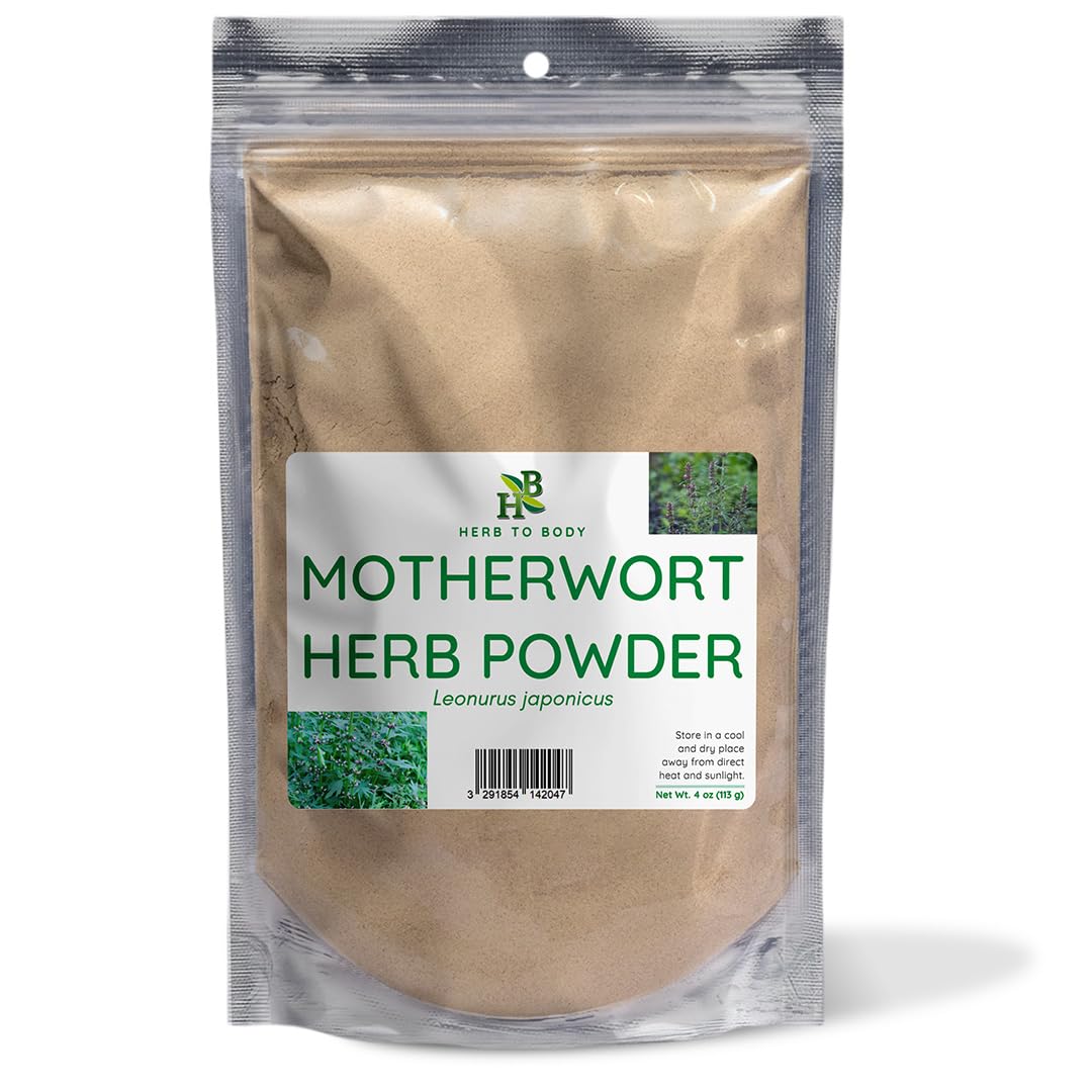 Herb To Body Motherwort Powder, 4 oz