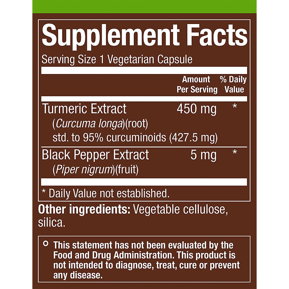 plnt Turmeric with 95% Curcuminoids Capsules 60 Count