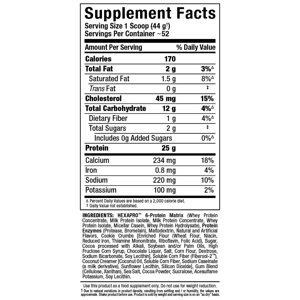 ALLMAX HEXAPRO Cookies & Cream Powder 80