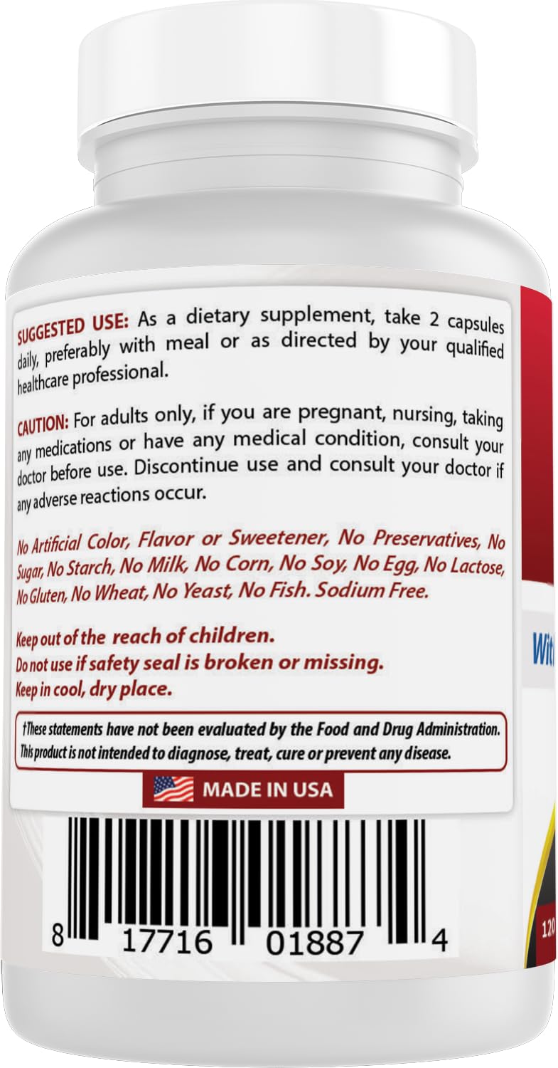 Best Naturals Saw Palmetto 10:1 Extract Prostate Supplements for Men, Capsules, 120 Count