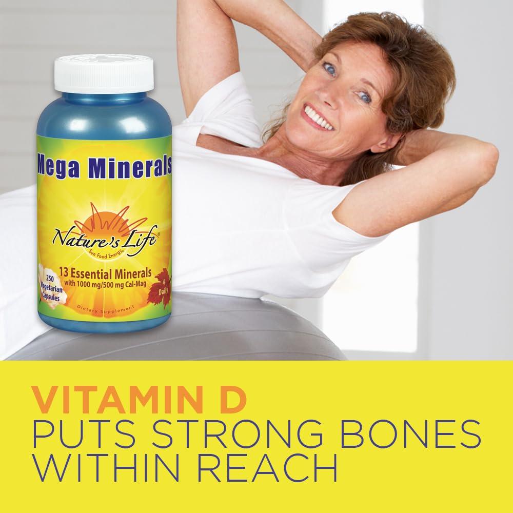 Nature's Life Mega Minerals Complex Tablets, 250