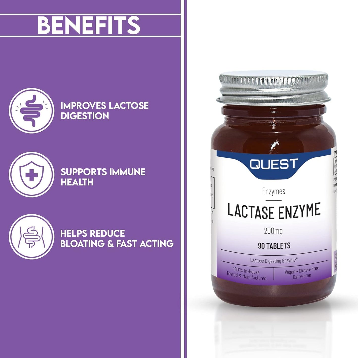 Quest Lactase 200mg Tablet 1