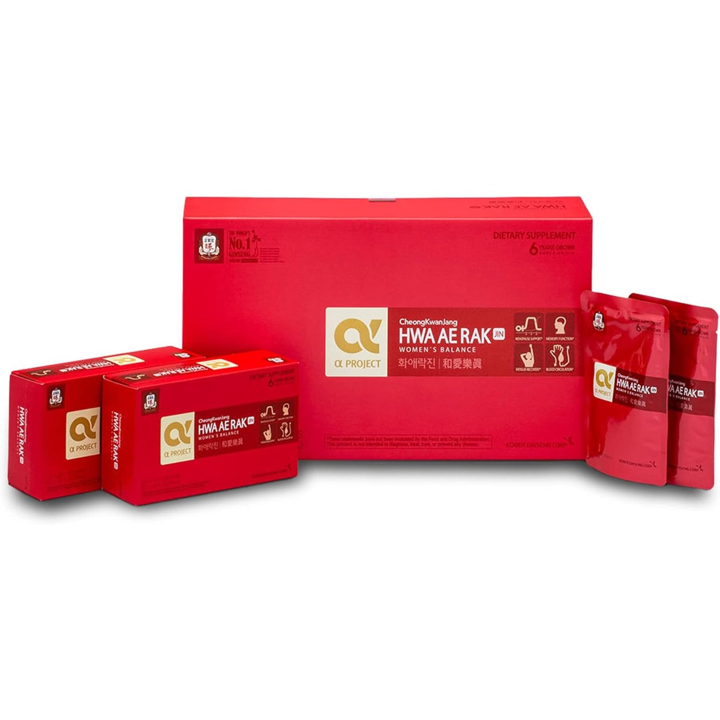 JUNG KWAN JANG Korean Red Ginseng Women's Balance Premium Capsules 30 Count