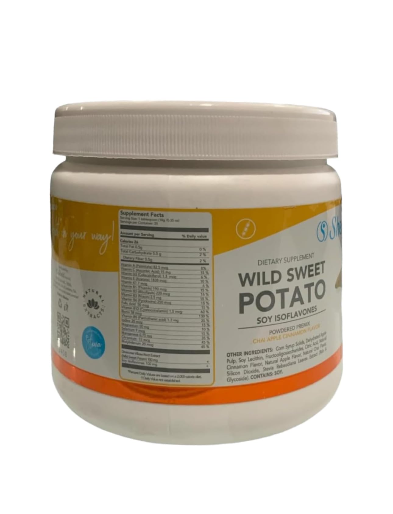 Generic Wild Sweet Potato Soy Isoflavones Premix with Chai Apple Cinnamon Flavors Powder 8.81 Ounce