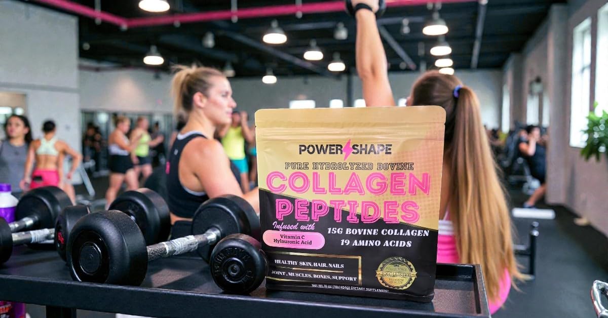 POWER SHAPE Collagen Peptides Powder, 16oz