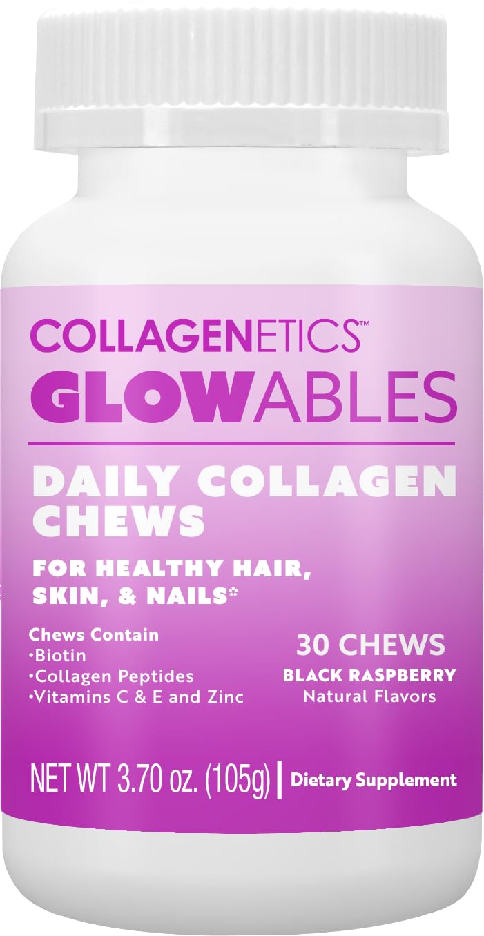 Devoted Creations Collagenetics Glowables Daily Collagen Chews Gummy 30 Count
