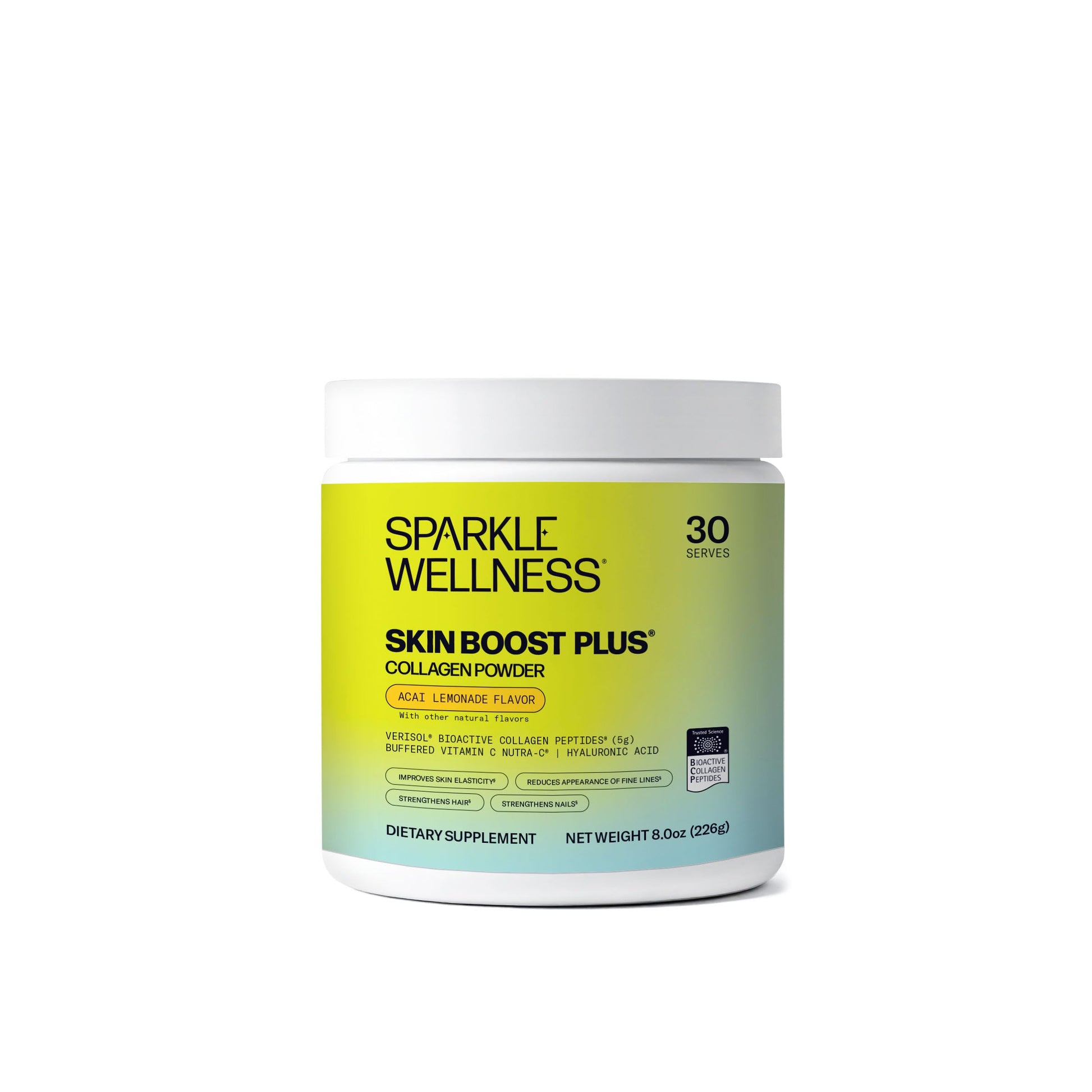 Sparkle Wellness VERISOL Bioactive Hydrolyzed Collagen Peptides Powder 7.9 oz, 30 Servings