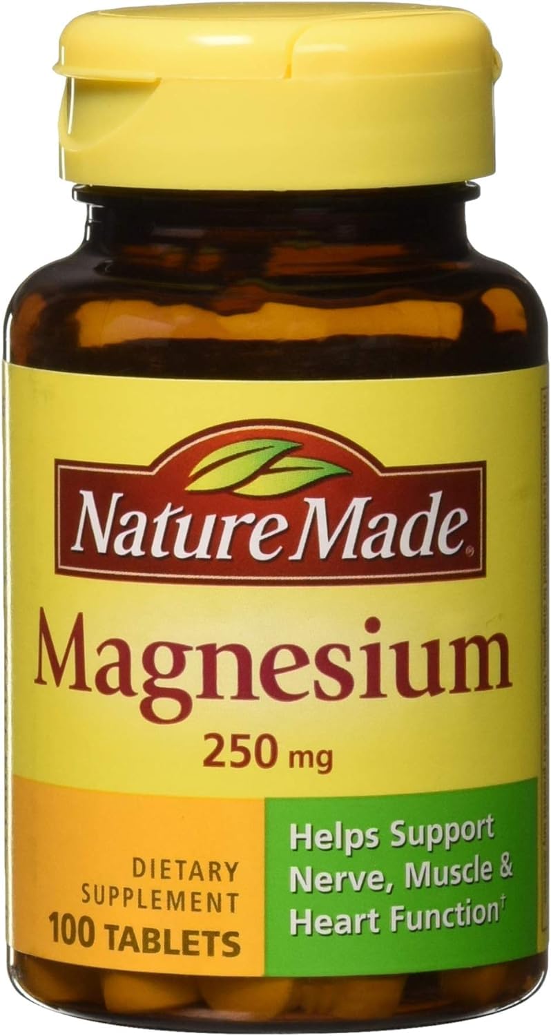 Nature Made Magnesium 250 mg Tablets, 300 Tablets