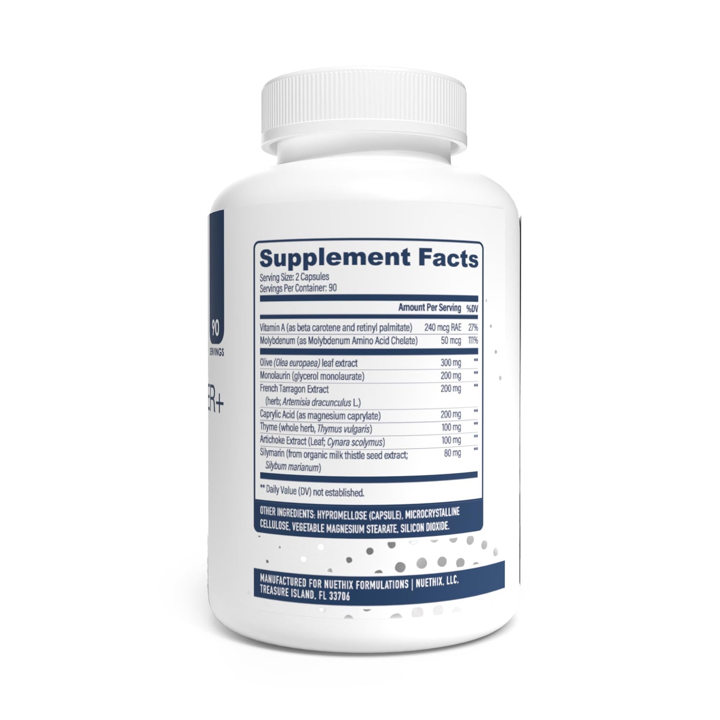 NuEthix Formulations Gut Defender+ Microbiome Balance Dietary Supplement Capsule, 180 Capsules