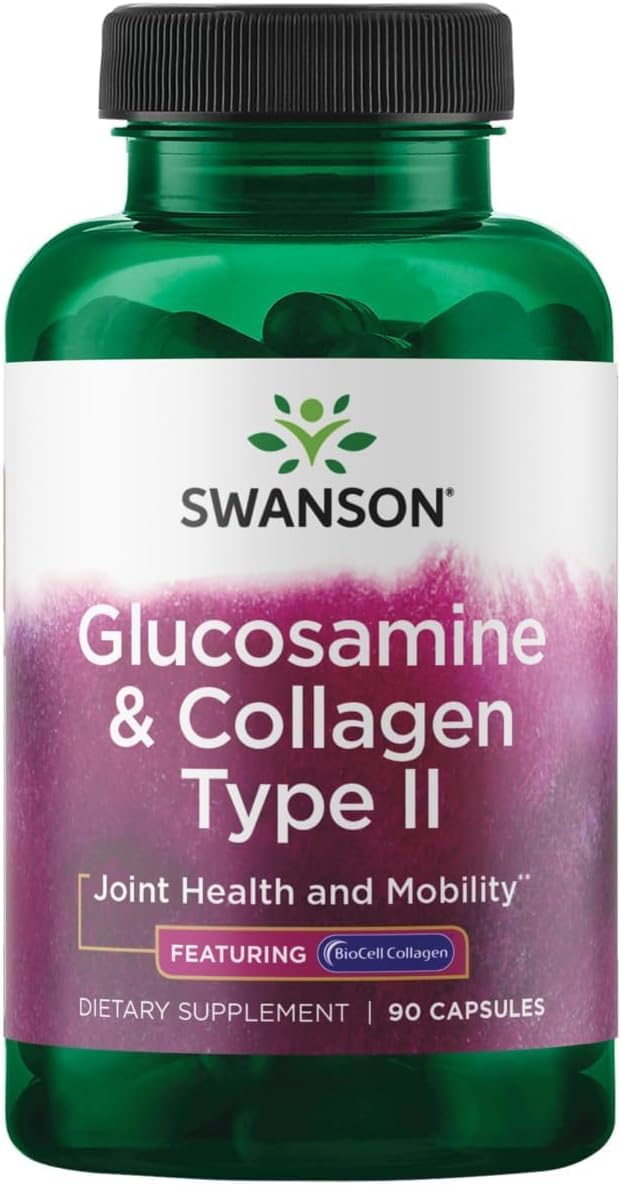 Swanson Glucosamine & BioCell Collagen Type II, 90 Capsules