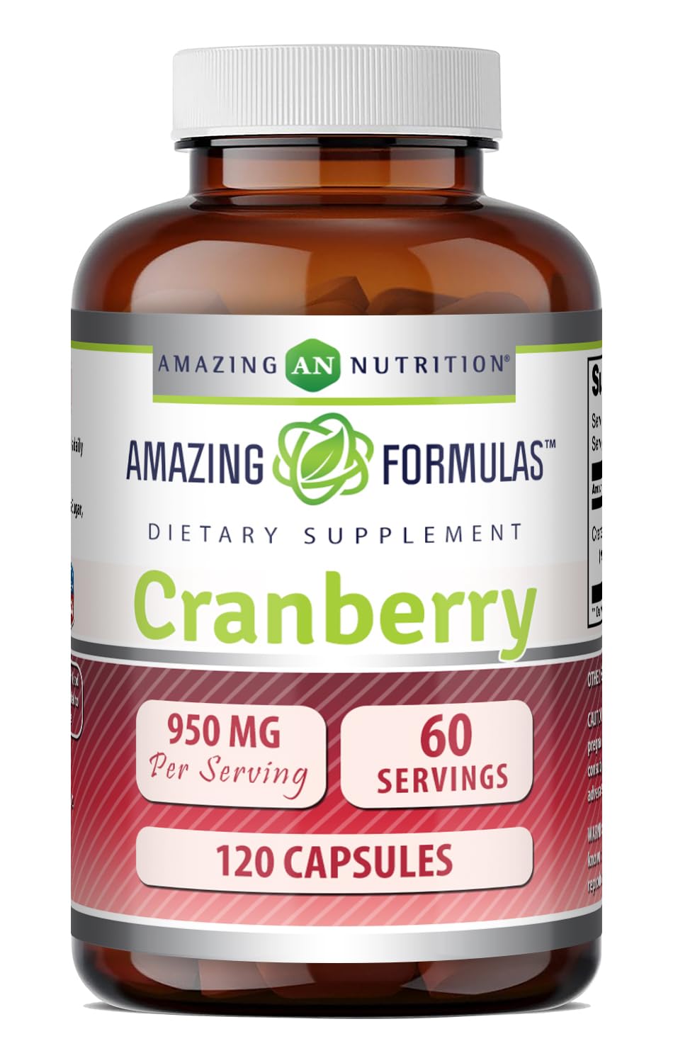 Amazing Nutrition Cranberry Extract Capsule 120 Count