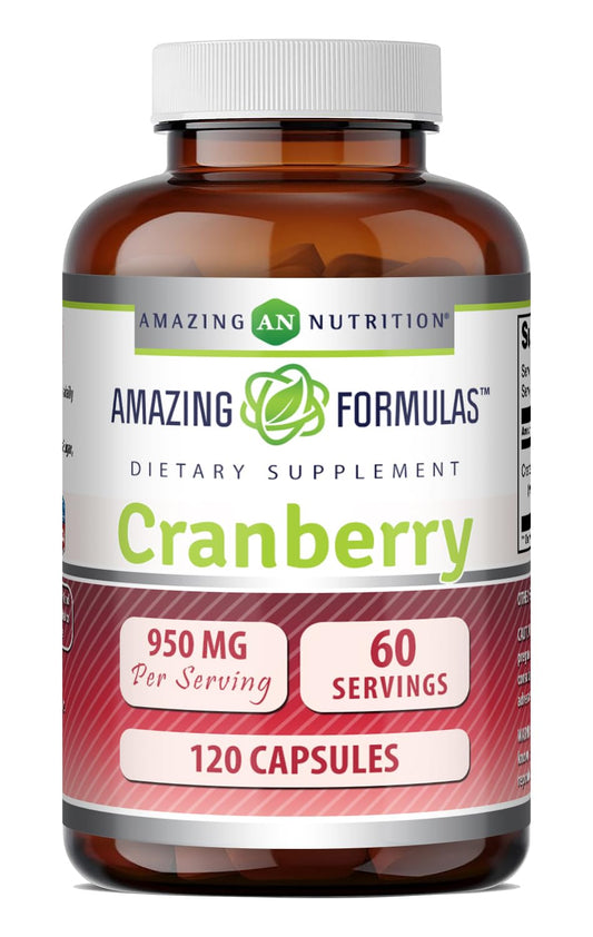 Amazing Nutrition Cranberry Extract Capsule 120 Count