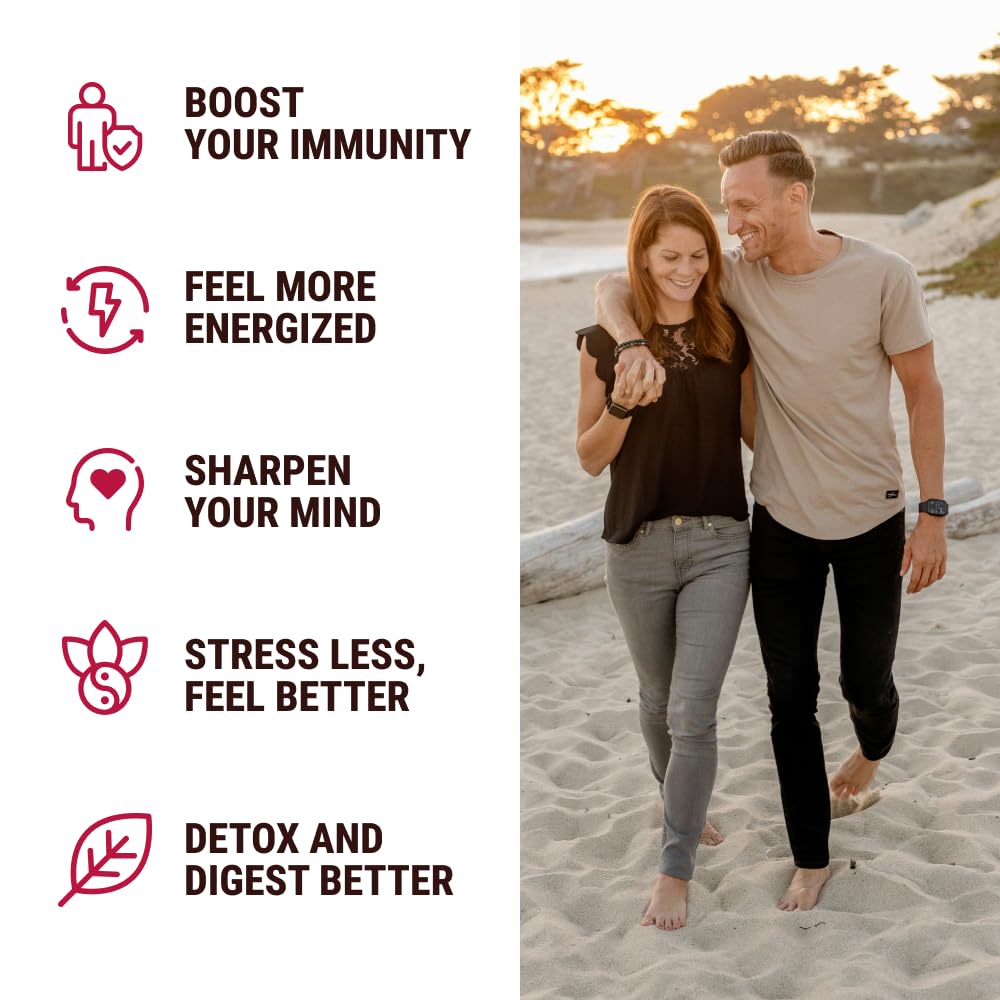 KJHD Shilajit Ashwagandha Gummies with Sea Moss, Beet Root, Lion’s Mane Mushroom & Black Seed Oil – Organic Herbal Superfood Supplement – 120 Vegan Gummies