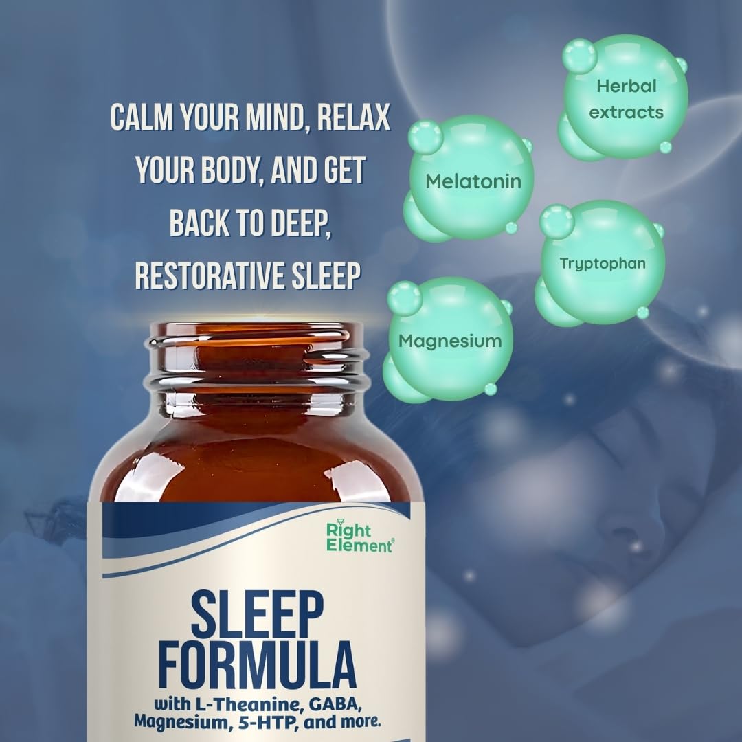 RIGHT ELEMENT Sleep Formula Capsule, 60 Count