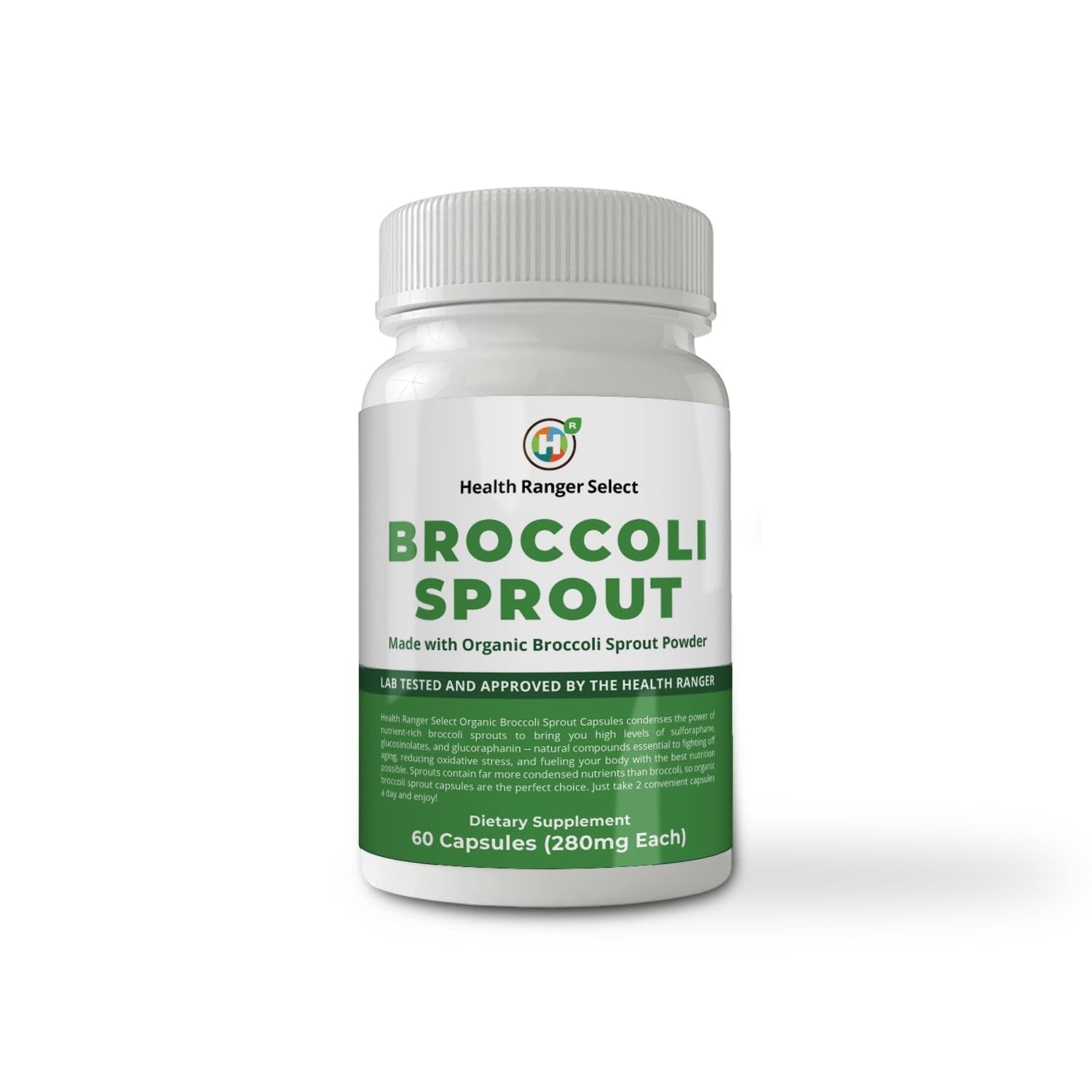 GROOVY BEE Broccoli Sprouts Capsules 60 Count
