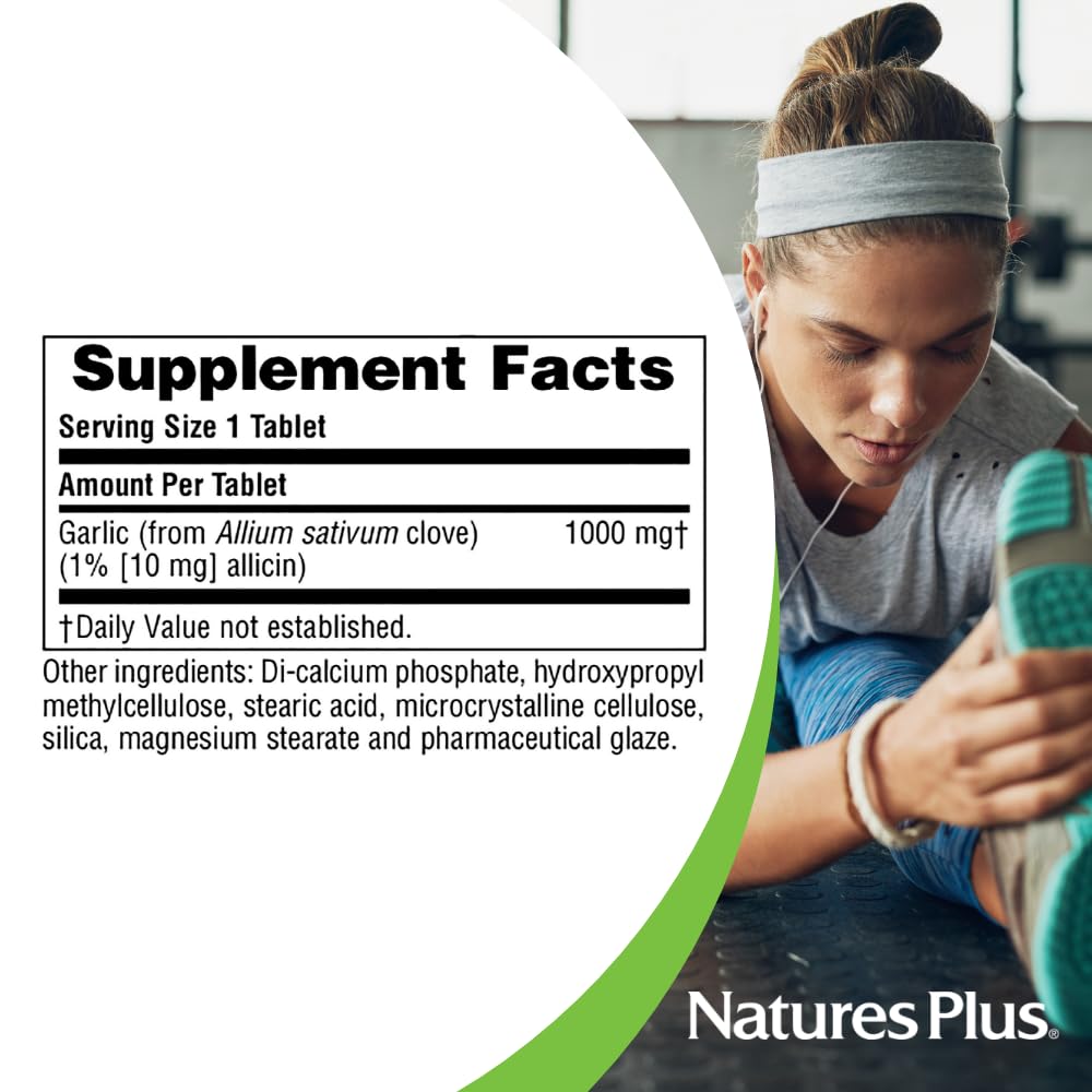 NaturesPlus Ultra Garlite 1000 mg Tablets 90 Count