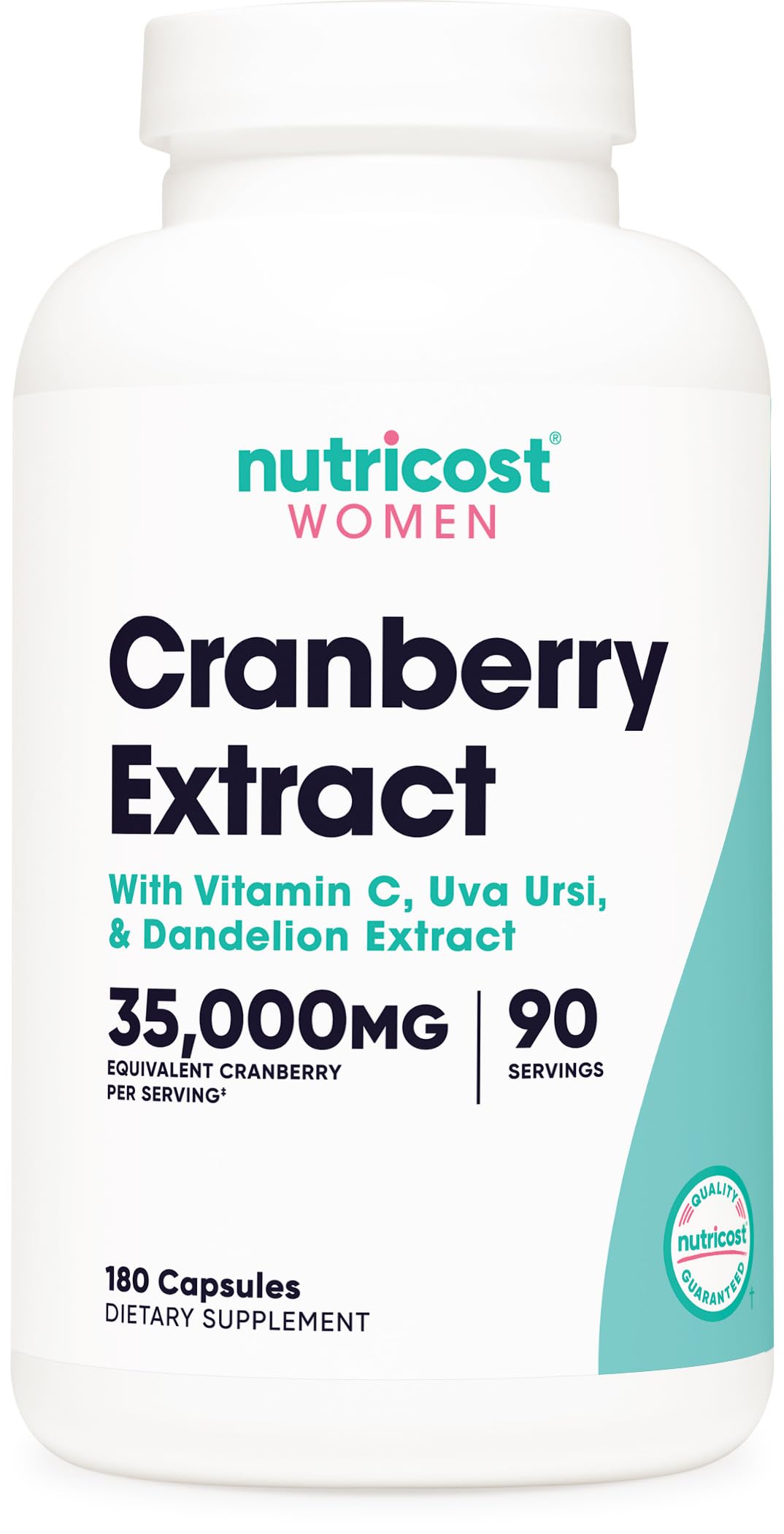 Nutricost Cranberry Extract for Women Capsules 180 Count
