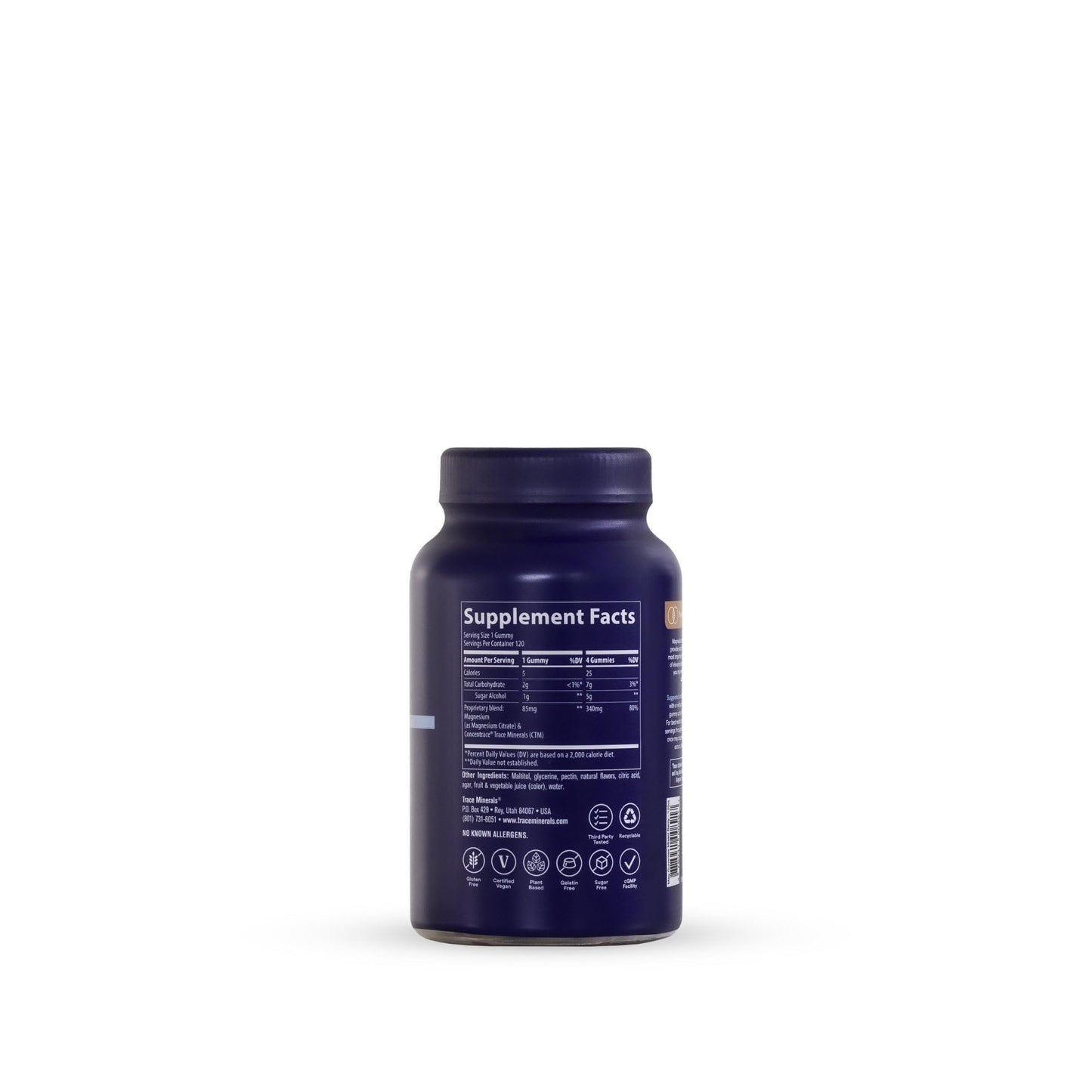 Trace Minerals Magnesium 120 Gummies