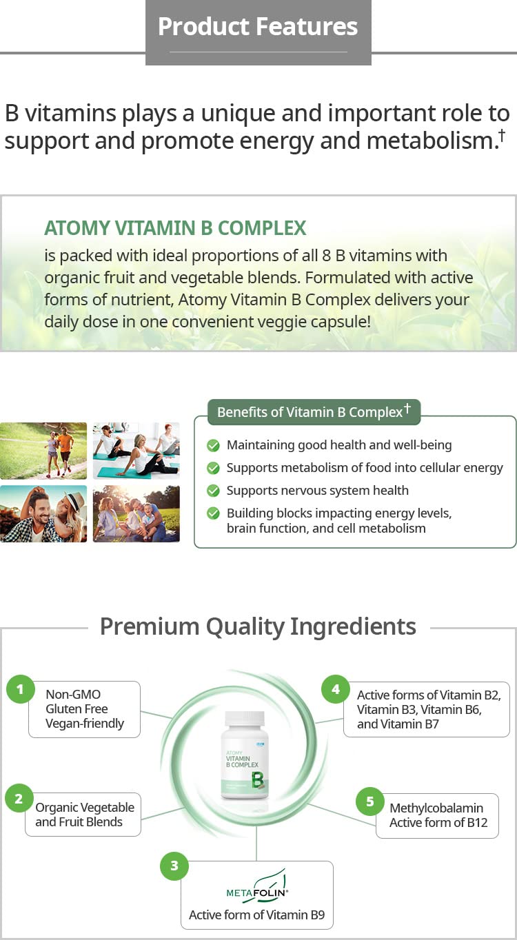 Vitamin B Complex Capsule 90 Count Vegan Gluten Free Non GMO